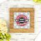 Logo & Tag Line Bamboo Trivet with 6" Tile - LIFESTYLE