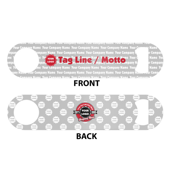 Logo & Tag Line Bar Bottle Opener - White - Approval