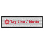 Logo & Tag Line Bar Mat w/ Logos