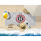 Logo & Tag Line Beach Towel Lifestyle