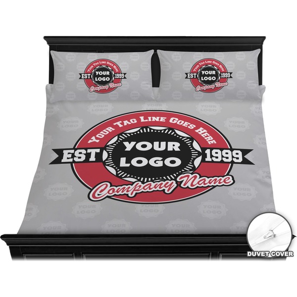Logo & Tag Line Bedding Set (King) - Duvet