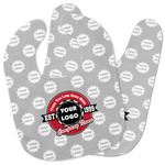 Logo & Tag Line Baby Bib w/ Logos