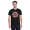 Logo & Tag Line T-Shirt - Black - 3XL (Personalized)