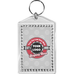 Logo & Tag Line Bling Keychain (Personalized)