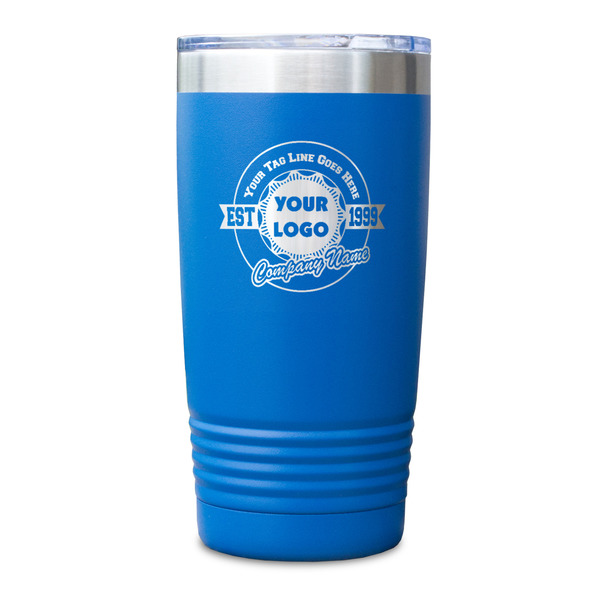 Logo & Tag Line Blue Polar Camel Tumbler - 20oz - Single Sided - Approval