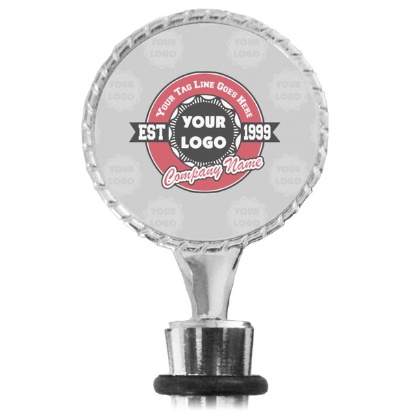 Logo & Tag Line Bottle Stopper Main View