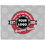 Logo & Tag Line Woven Fabric Placemat - Twill w/ Logos