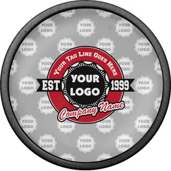 Logo & Tag Line Cabinet Knob - Black (Personalized)