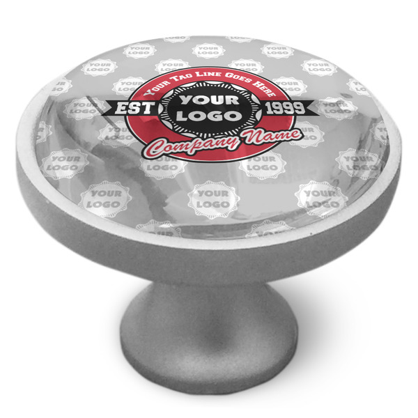 Custom Logo & Tag Line Cabinet Knob (Personalized)