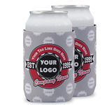 Logo & Tag Line Can Cooler - 12 oz - Single w/ Logos