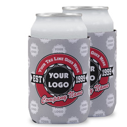 Logo & Tag Line Can Cooler - 12 oz - Single w/ Logos
