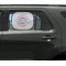 Logo & Tag Line Car Sun Shade Black - In Car Window