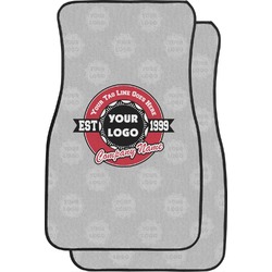 Logo & Tag Line Car Floor Mats (Front Seat) (Personalized)