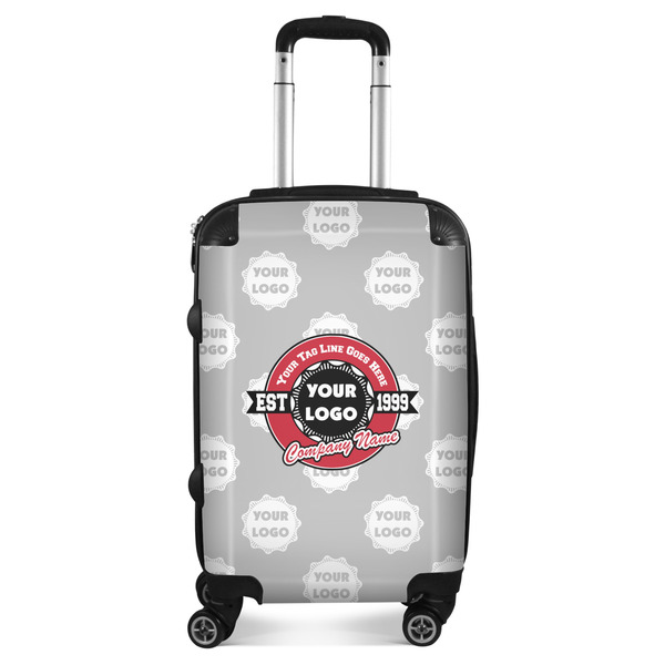 Custom Logo & Tag Line Suitcase - 20" Carry On w/ Logos