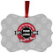 Logo & Tag Line Christmas Ornament (Front View)