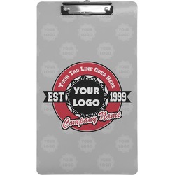 Logo & Tag Line Clipboard - Legal Size w/ Logos