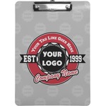 Logo & Tag Line Clipboard (Personalized)