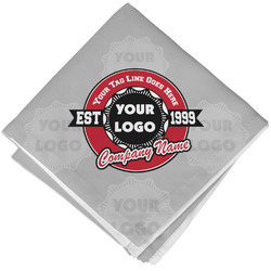 Logo & Tag Line Cloth Napkin w/ Logos