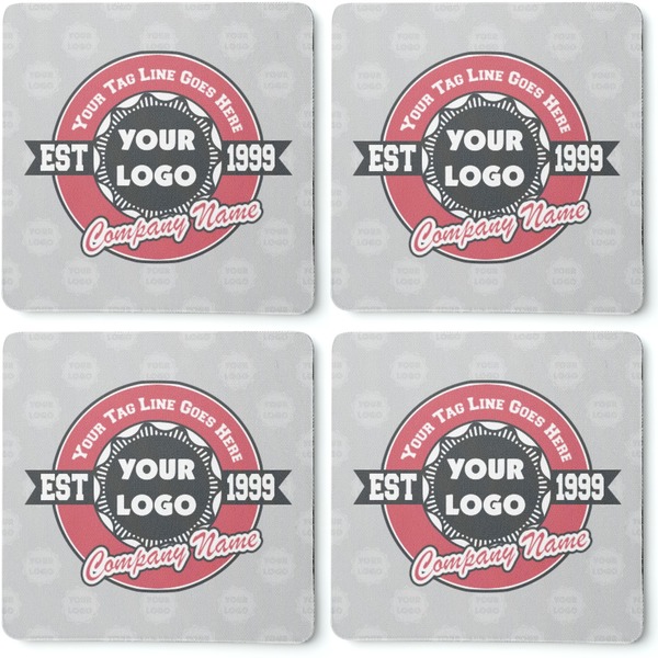 Logo & Tag Line Coaster Rubber Back - Apvl