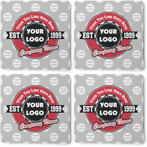 Logo & Tag Line Coaster Rubber Back - Apvl