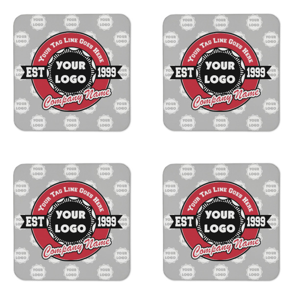 Logo & Tag Line Coaster Set - APPROVAL