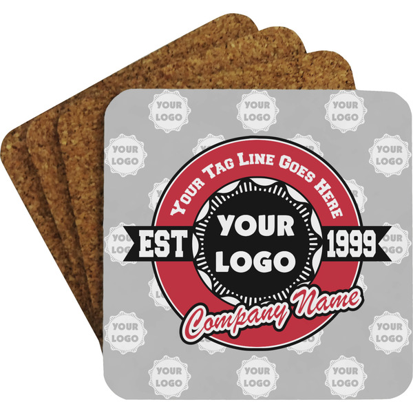Logo & Tag Line Coaster Set (Personalized)