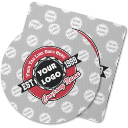 Logo & Tag Line Rubber Backed Coaster w/ Logos