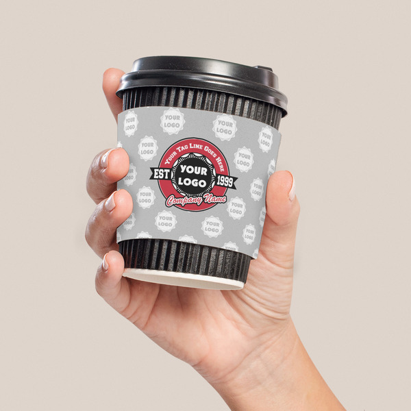 Logo & Tag Line Coffee Cup Sleeve - LIFESTYLE