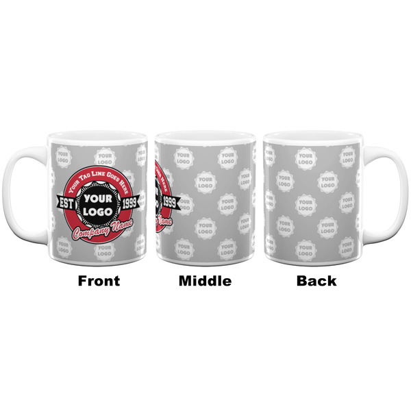 Logo & Tag Line Coffee Mug - 11 oz - White APPROVAL