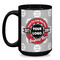 Logo & Tag Line Coffee Mug - 15 oz - Black