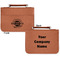 Logo & Tag Line Cognac Leatherette Bible Covers - Large Double Sided Apvl
