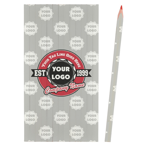 Logo & Tag Line Colored Pencils - Front View