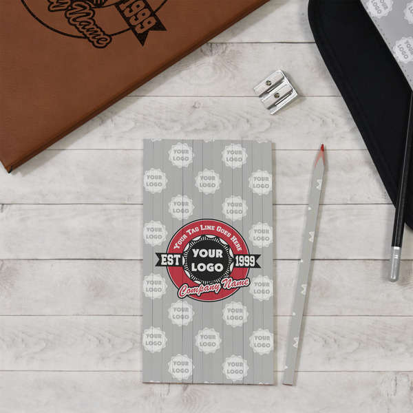 Logo & Tag Line Colored Pencils - In Context