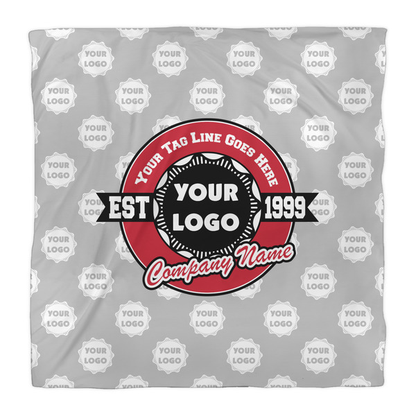 Logo & Tag Line Comforter - Queen - Front