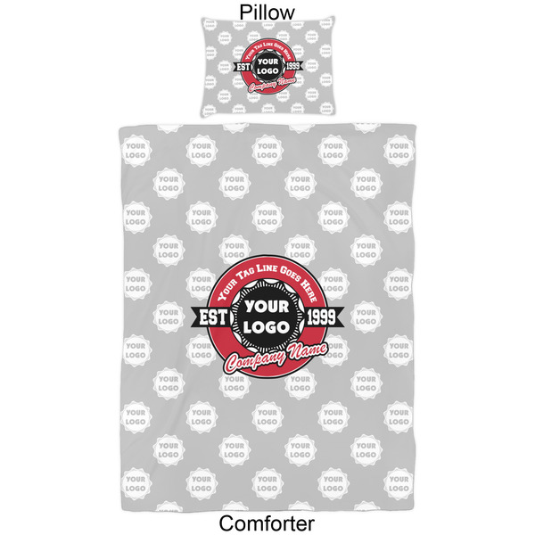 Logo & Tag Line Comforter Set - Twin - Approval