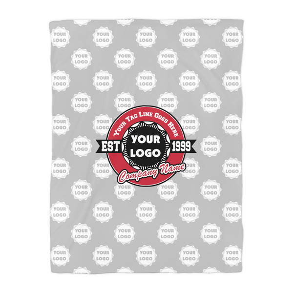 Logo & Tag Line Comforter - Twin - Front