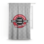Logo & Tag Line Curtain - 50" x 84" Panel (Personalized)