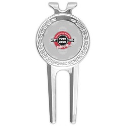 Logo & Tag Line Golf Divot Tool & Ball Marker (Personalized)