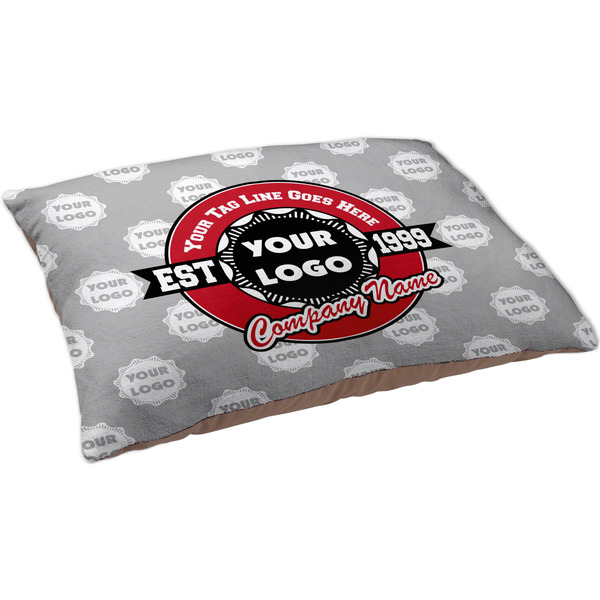 Logo & Tag Line Dog Bed - Large