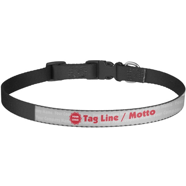 Custom Logo & Tag Line Dog Collar - Large (Personalized)
