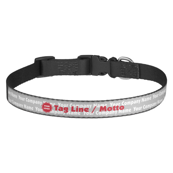 Custom Logo & Tag Line Dog Collar - Medium (Personalized)