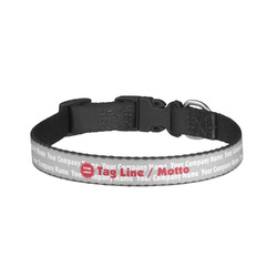 Logo & Tag Line Dog Collar - Small (Personalized)