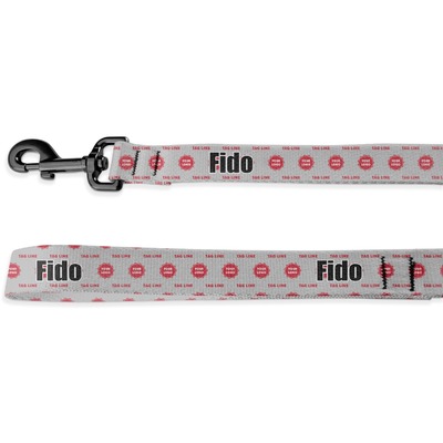 Logo & Tag Line Deluxe Dog Leash (Personalized)