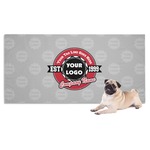 Logo & Tag Line Dog Towel w/ Logos