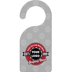 Logo & Tag Line Door Hanger w/ Logos