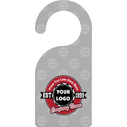 Logo & Tag Line Door Hanger w/ Logos