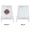 Logo & Tag Line Drawstring Backpacks - Sweatshirt Fleece - Single Sided - APPROVAL