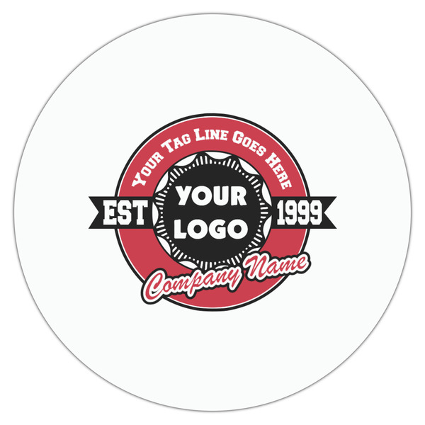 Logo & Tag Line Drink Topper - Large - Single