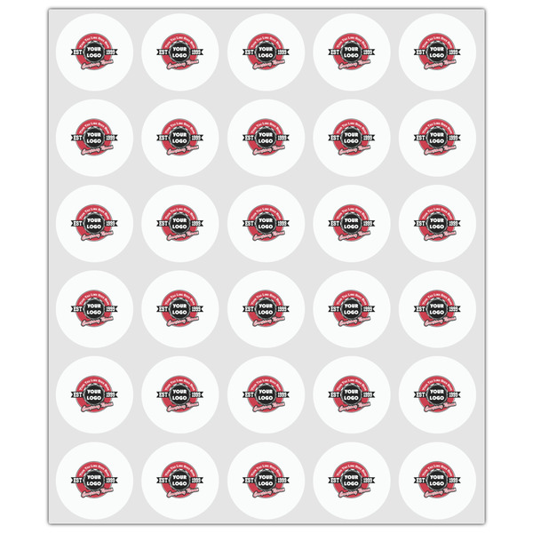 Logo & Tag Line Drink Topper - XSmall - Set of 30