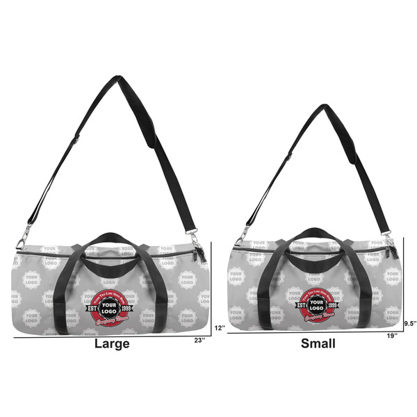 Logo & Tag Line Duffle Bag Small and Large
